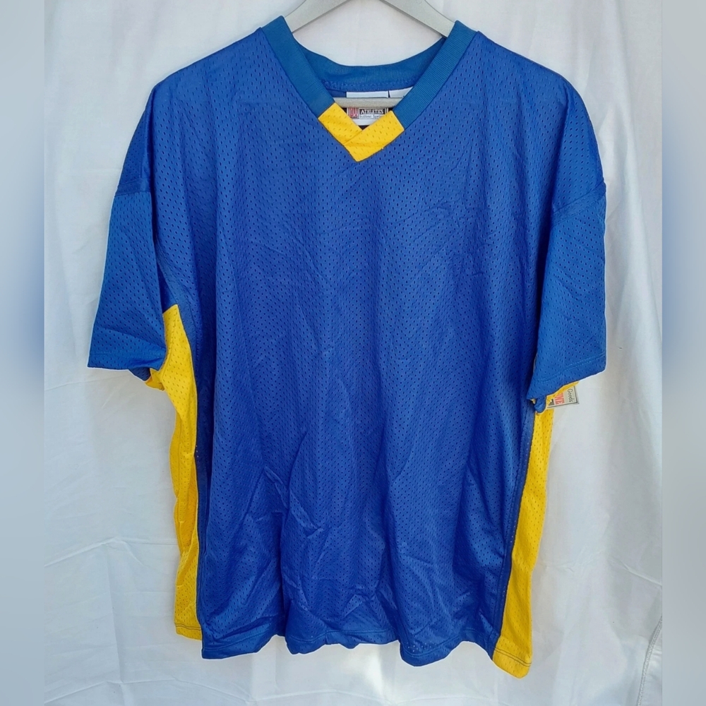 Vintage G1 Athletic Blue and Yellow Men's Jerse 2XL NWT.